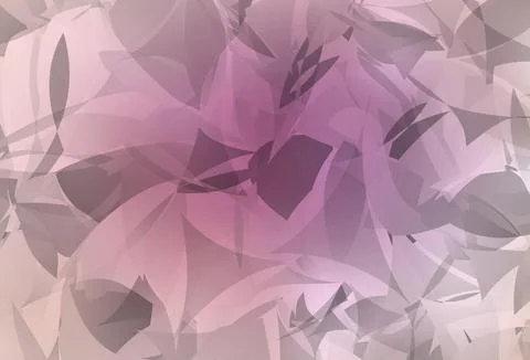 Light Pink vector backdrop with polygonal shapes. Stock Illustration