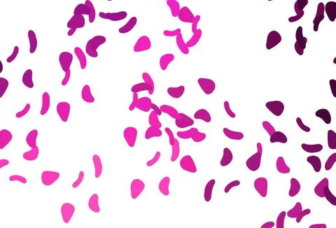 Light Pink vector background with abstract forms. Stock Illustration