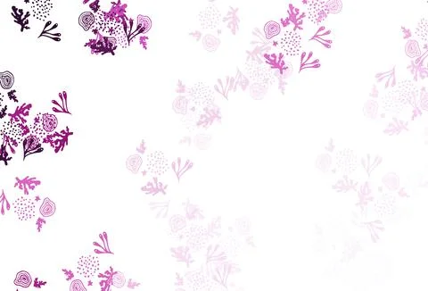 Light Pink vector background with abstract shapes. Stockillustratie