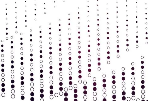 Light Pink vector background with bubbles. Stock Illustration