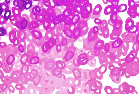 Light Pink vector background with bubbles. Stock Illustration