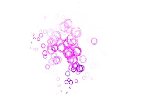 Light Pink vector background with bubbles. Stock Illustration