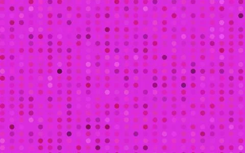 Light Pink vector background with bubbles. Stock Illustration