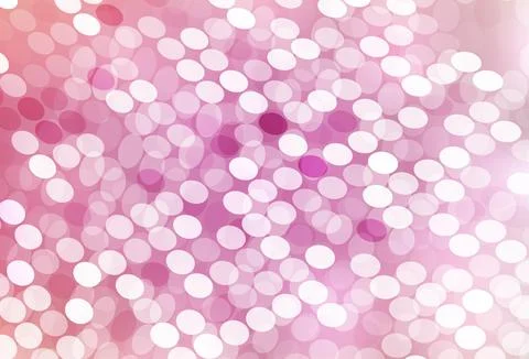 Light Pink vector background with bubbles. Stock Illustration