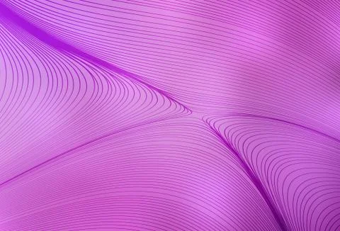 Light Pink vector background with curved lines. Stock Illustration