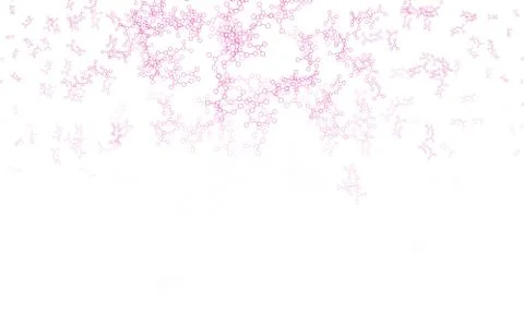 Light Pink vector background with forms of artificial intelligence. Ilustración de archivo