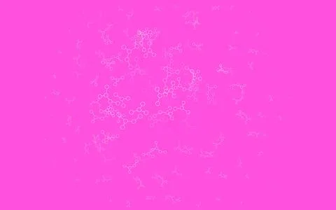 Light Pink vector background with forms of artificial intelligence. Stock Illustration