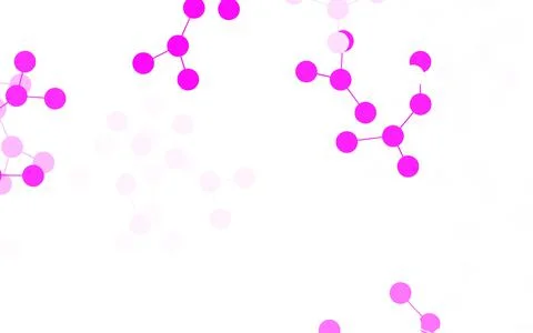 Light Pink vector background with forms of artificial intelligence. Ilustración de archivo
