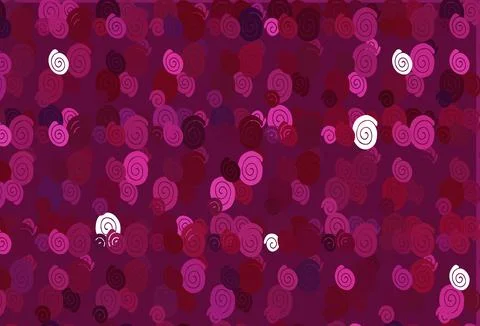 Light Pink vector background with lamp shapes. 스톡 일러스트