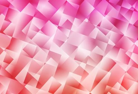 Light Pink vector background in polygonal style. Stock Illustration