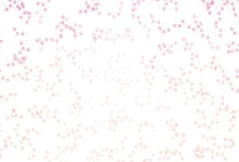 Light Pink vector background with stright stripes, dots. Stock Illustration