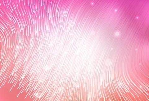Light Pink vector background with wry lines. Stock Illustration