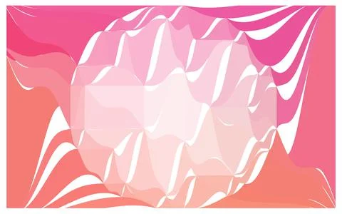 Light Pink vector Beautiful background with a large diamond. Stock Illustration