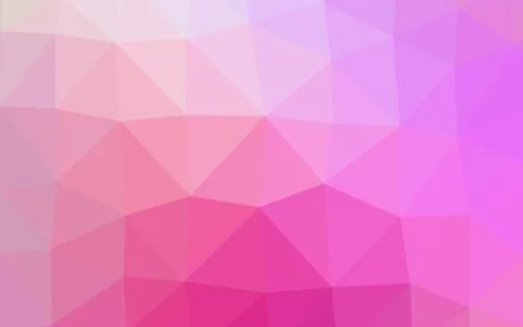 Light Pink vector blurry triangle pattern. 스톡 일러스트