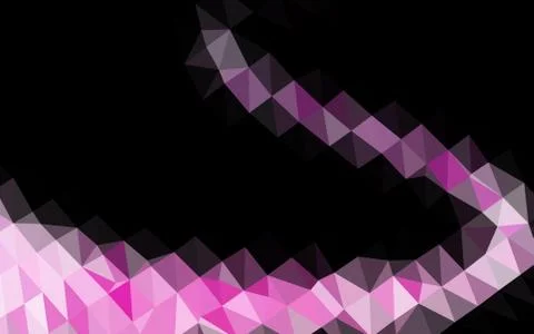 Light Pink vector blurry triangle pattern. 스톡 일러스트