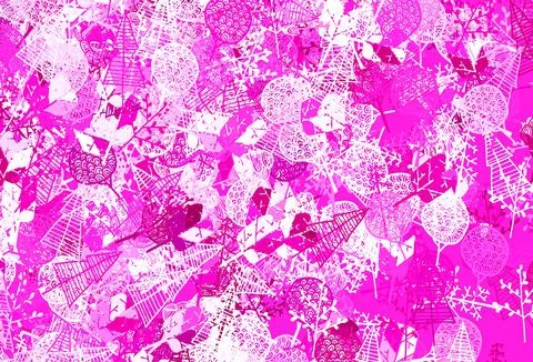 Light Pink vector elegant pattern with trees, branches. 스톡 일러스트