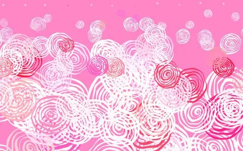 Light Pink vector elegant pattern with roses. Illustrazione stock