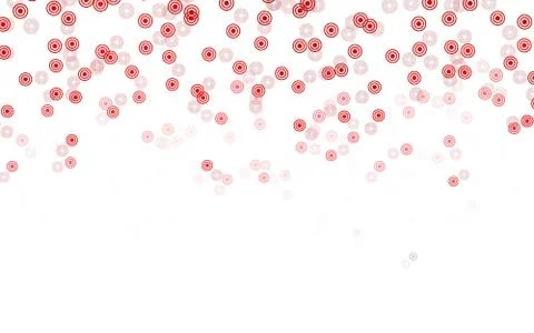 Light Pink vector layout with circle shapes. Illustrazione stock