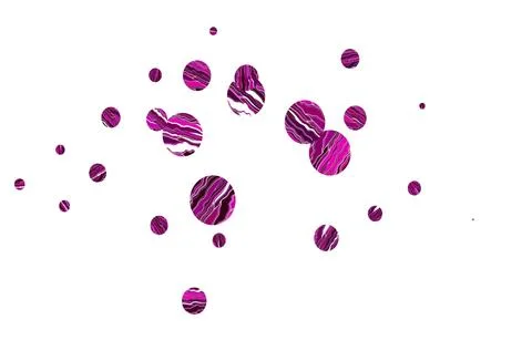 Light pink vector layout with circle shapes. Stock Illustration