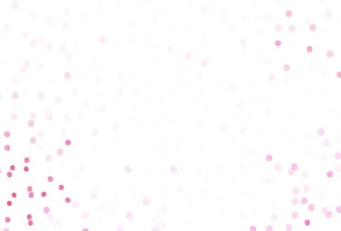 Light Pink vector layout with circle shapes. Illustrazione stock