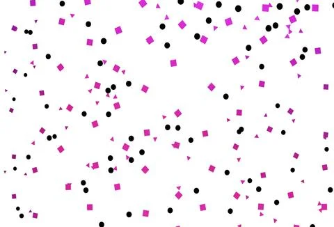 Light Pink vector layout with circles, lines, rectangles. Illustrazione stock