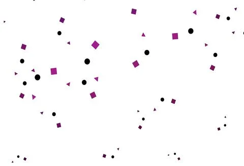 Light Pink vector layout with circles, lines, rectangles. Stock Illustration