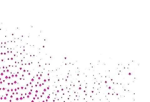 Light Pink vector layout with elements of cards. Stock Illustration