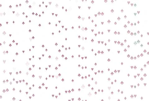 Light Pink vector layout with elements of cards. Ilustración de archivo