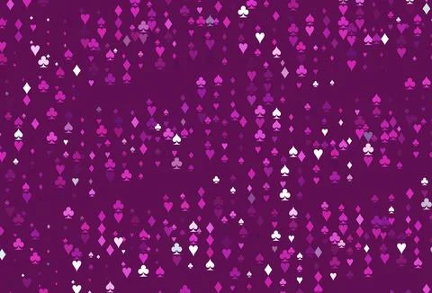 Light Pink vector layout with elements of cards. Illustrazione stock