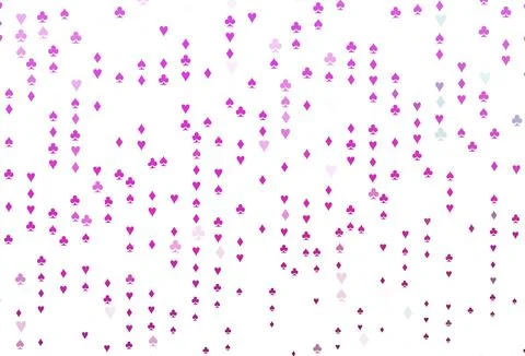 Light Pink vector layout with elements of cards. Stockillustratie