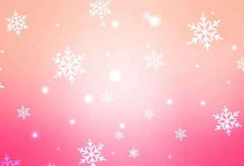 Light Pink vector layout in New Year style. Stock Illustration