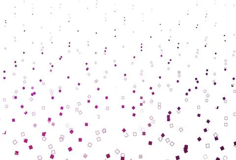 Light Pink vector layout with rectangles, squares. Stockillustratie