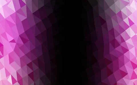 Light Pink vector low poly layout. Illustrazione stock