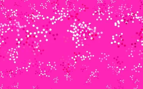 Light Pink vector pattern with artificial intelligence network. Stock Illustration