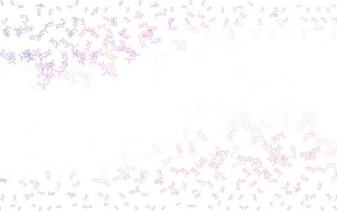 Light Pink vector pattern with artificial intelligence network. Illustrazione stock