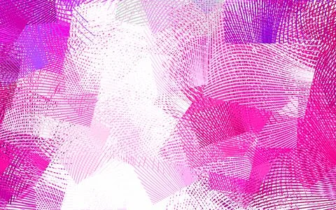 Light Pink vector pattern with bent lines. イラスト素材