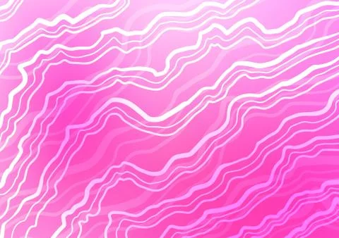 Light Pink vector pattern with bubble shapes. 스톡 일러스트