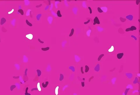 Light Pink vector pattern with chaotic shapes. Illustrazione stock