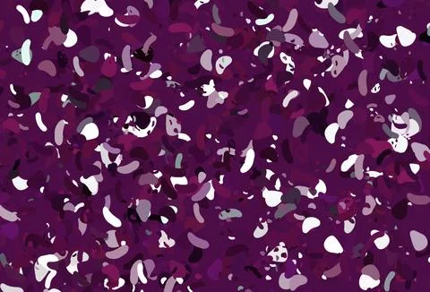 Light Pink vector pattern with chaotic shapes. 스톡 일러스트