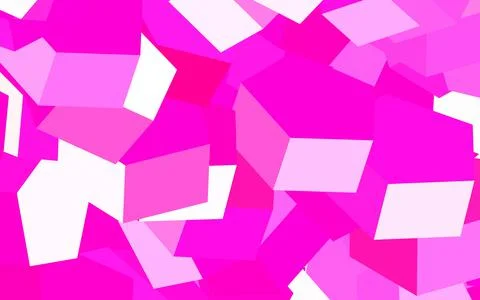 Light Pink vector pattern with colorful hexagons. Stock Illustration