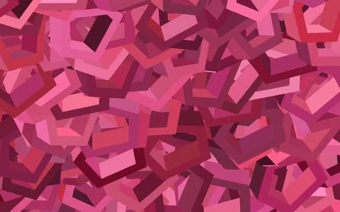 Light Pink vector pattern with colorful hexagons. 스톡 일러스트