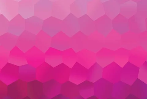 Light Pink vector pattern with colorful hexagons. Stock Illustration