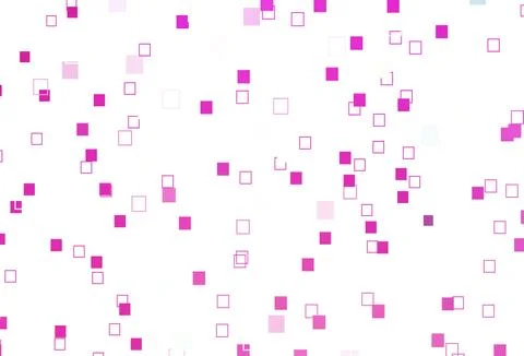 Light Pink vector pattern with crystals, rectangles. 스톡 일러스트