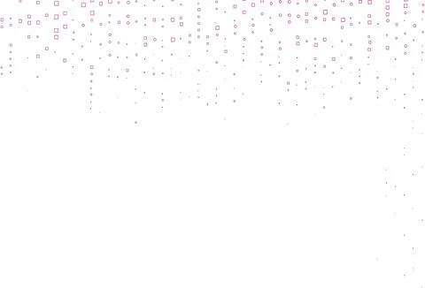 Light Pink vector pattern with crystals, rectangles. イラスト素材