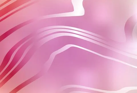 Light Pink vector pattern with curved lines. イラスト素材