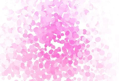 Light Pink vector pattern with liquid shapes. 스톡 일러스트