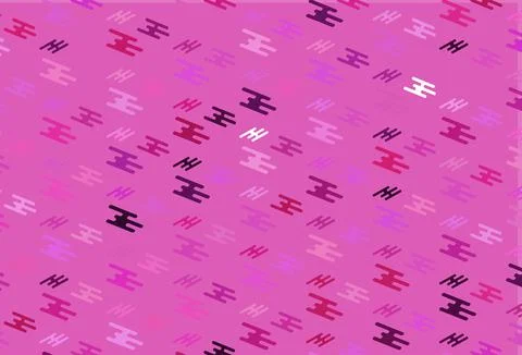 Light Pink vector pattern with narrow lines. Stock Illustration