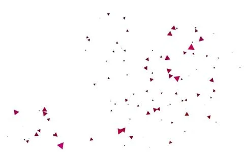 Light Pink vector pattern in polygonal style. Illustrazione stock