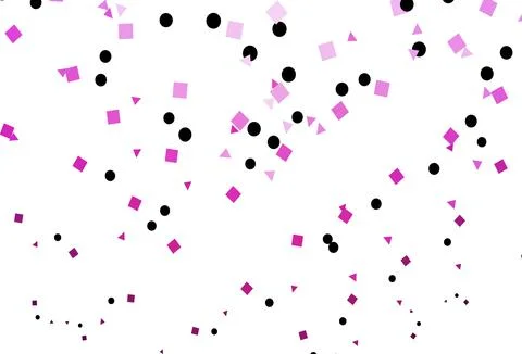 Light Pink vector pattern in polygonal style with circles. 스톡 일러스트