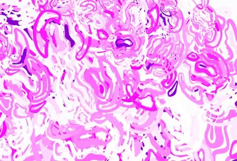 Light Pink vector pattern with random forms. Illustrazione stock